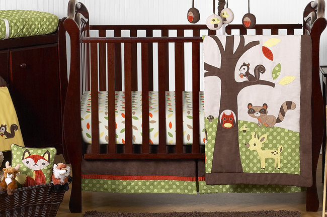Sweet Jojo Designs Forest Friends 11 Piece Crib Bedding Set Wayfair