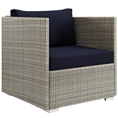 Highland Dunes Heiner Patio Chair With Sunbrella Cushion Cushion