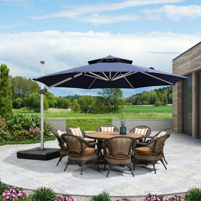 Latitude Run Burgue 13 Cantilever Umbrella Wayfair