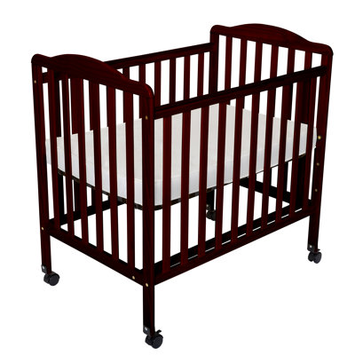 Hinojosa Mini Crib With 3 Position Adjustable Mattress Board