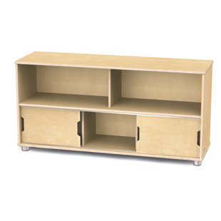 Wood Shelving Units With Doors Wayfair Ca