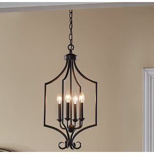 Bourneville 4-Light Foyer Pendant