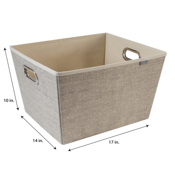 fabric tote bin