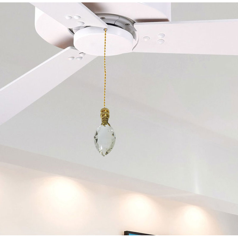 Royaldesigns Pear Shaped Crystal Finial Ceiling Fan Pull Chain Wayfair