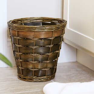 Amish Handmade Small Oval Waste Basket