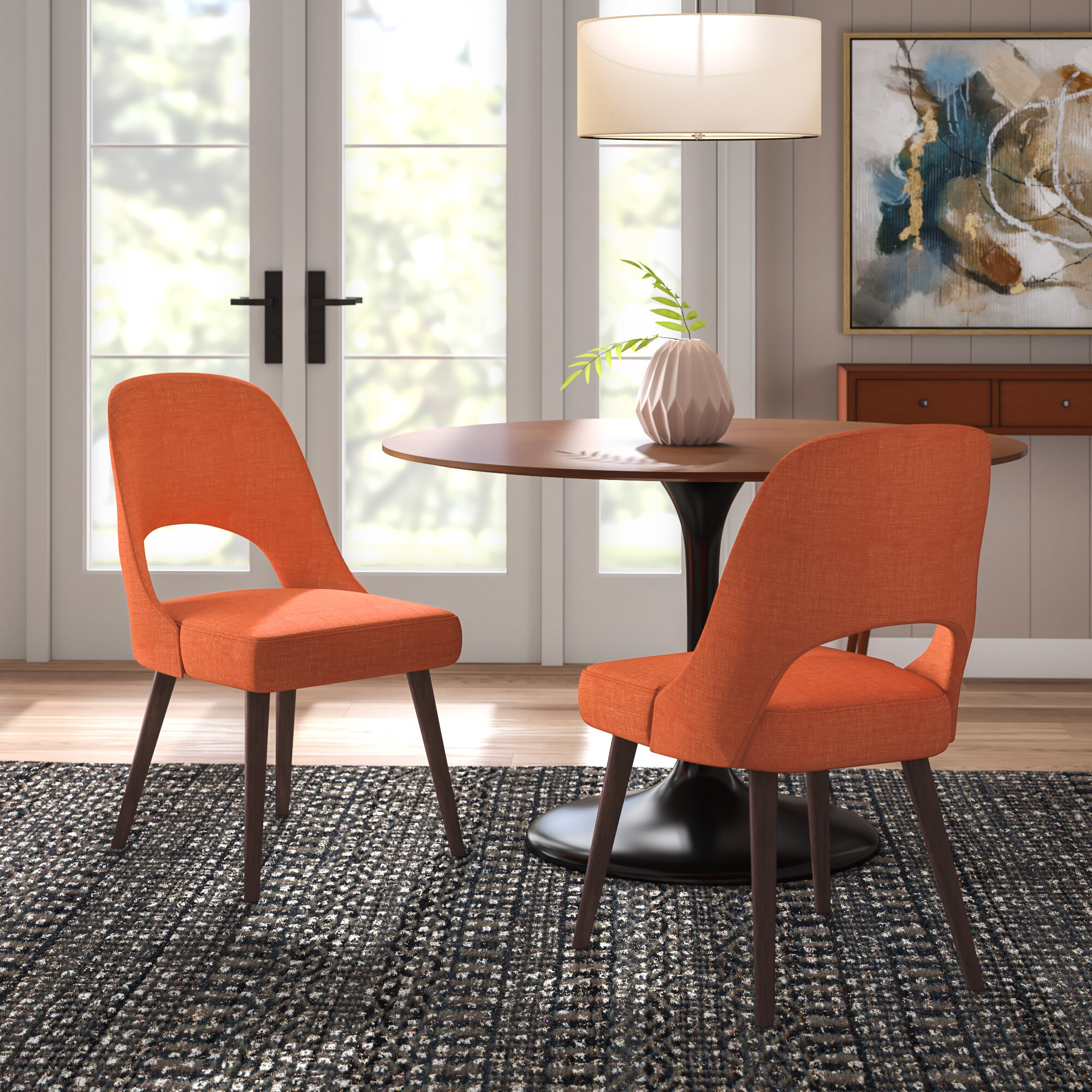 Corrigan Studio Stanford Upholstered Side Chair Reviews Wayfair Ca