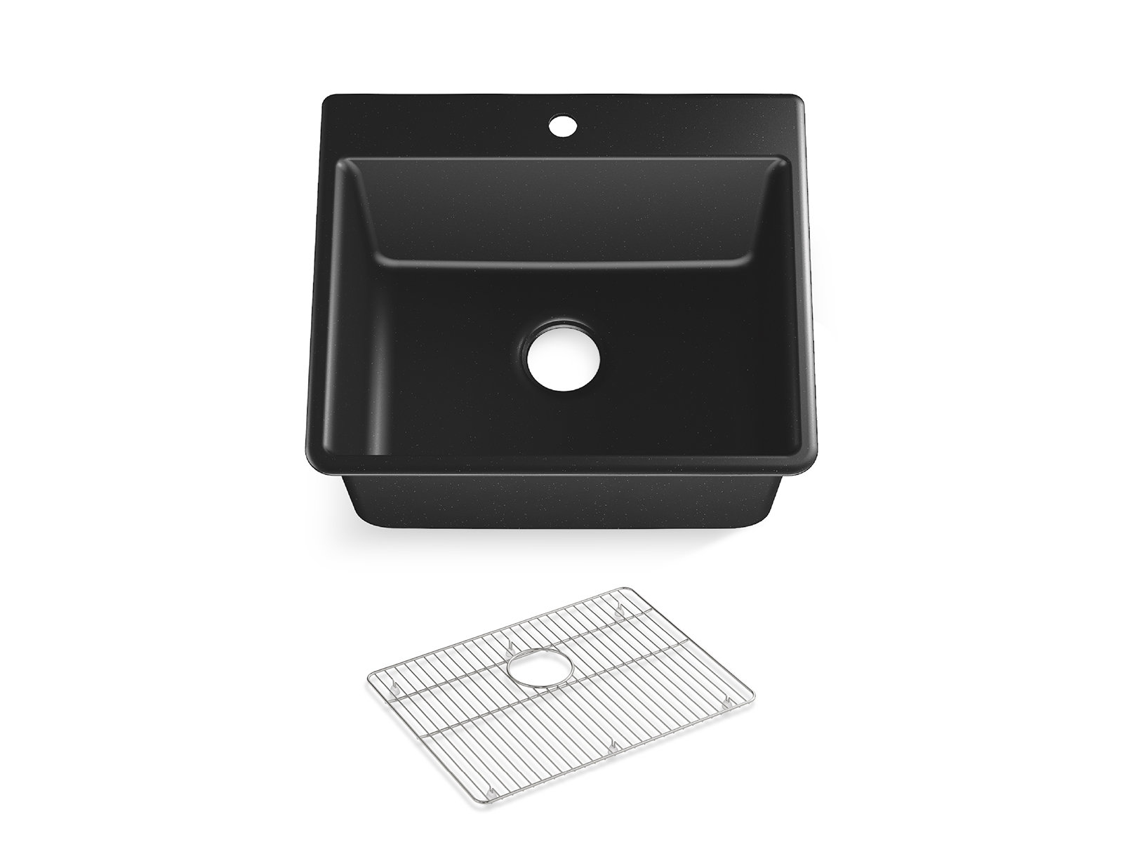 Kohler Kennon Neoroc 25" L x 22" W Undermount Kitchen Sink with Sink