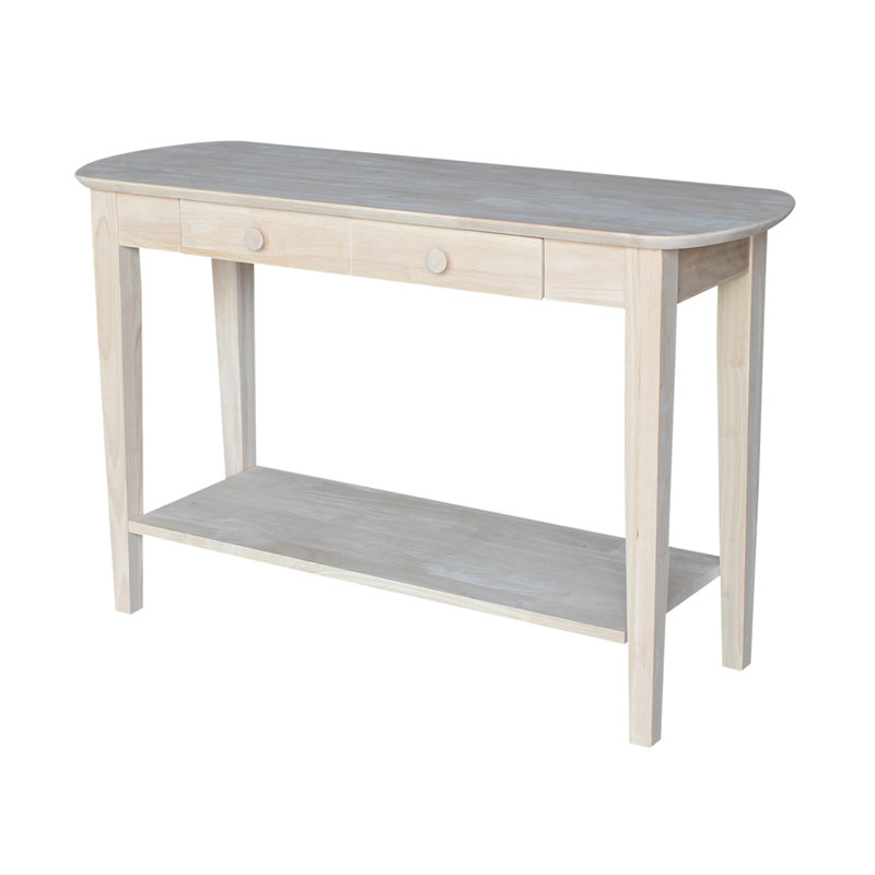 International Concepts Unfinished Philips Console Table Reviews Unfinished Philips Console Table