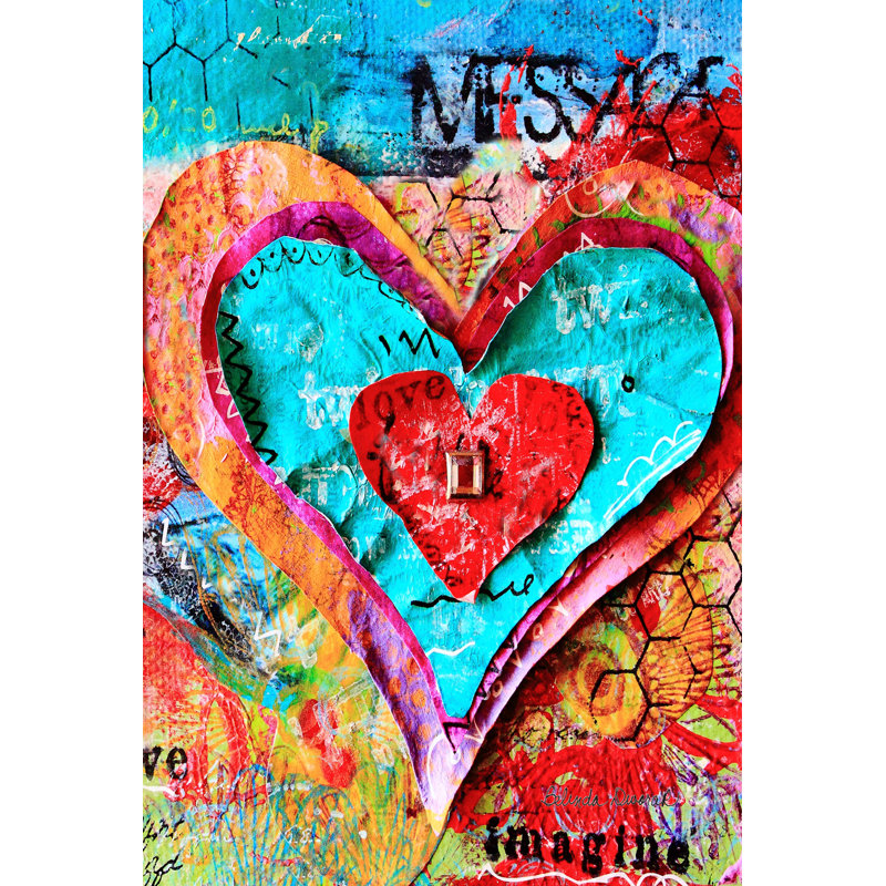 Toland Home Garden Paper Mache Love 28 X 40 Inch House Flag Wayfair