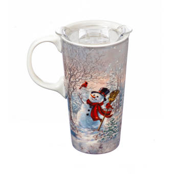 The Holiday Aisle Jorden Peppermint Travel Mug Wayfair