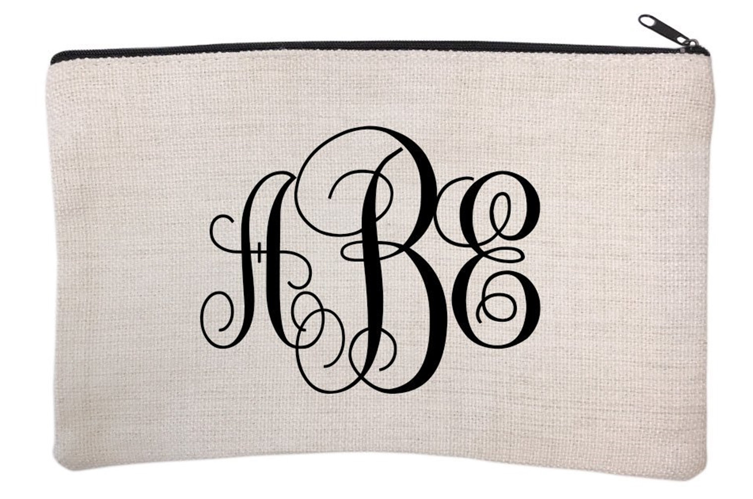 Personalized Script Monogram Cosmetic - Monogram Makeup Bag Personalized Script Monogram Cosmetic - Monogram Makeup Bag