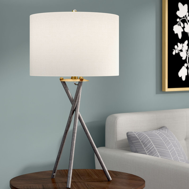 Foundstone Meagan Rust Black Metal 31 Tripod Table Lamp Reviews