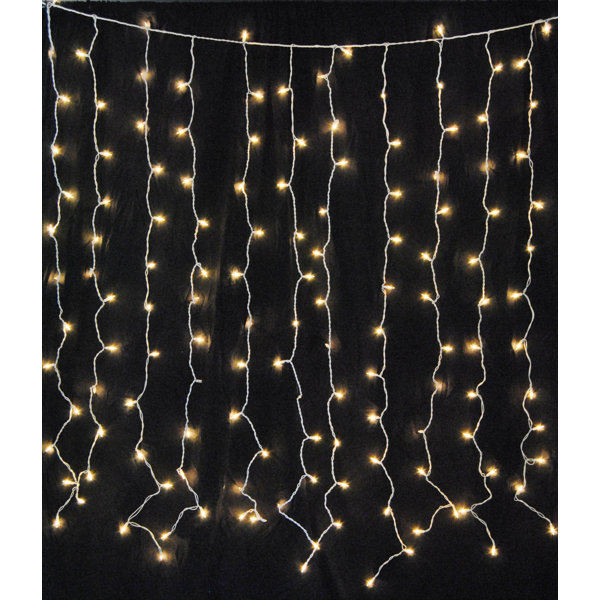 Vertical Christmas Lights House Beautiful The Holiday Aisle Curtain Led Light Reviews Wayfair