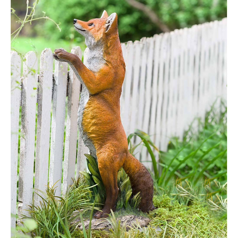 Vivid Arts Standing Fox Cub Resin Ornament