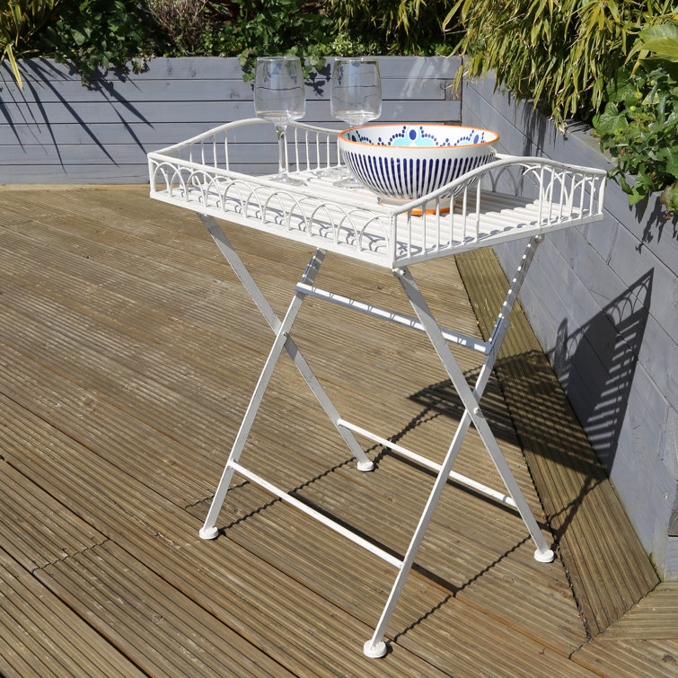 ClassicLiving Mauricio Folding Metal Side Table Wayfair.co.uk