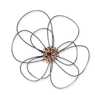 Flower Metal Wall Decor Wayfair Wire Flower Metal Wall Décor