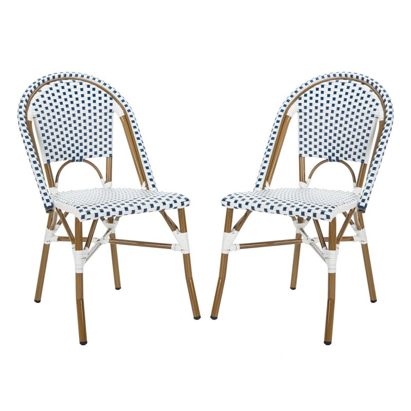 Rahul Stacking Patio Dining Side Chair