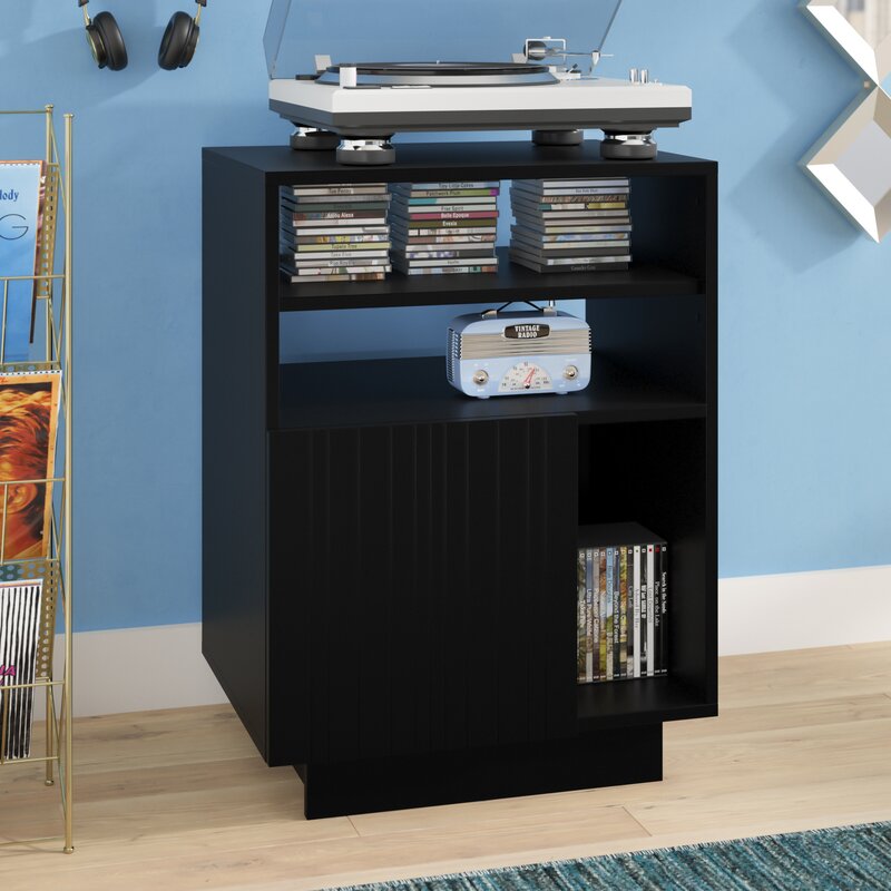 Ebern Designs Persephone Audio Cabinet Reviews Wayfair