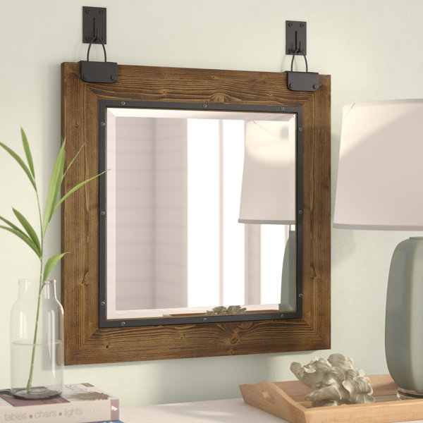 Coastal Farmhouse Malibu Modern And Contemporary Beveled Wall Mounted Mirror Reviews Wayfair