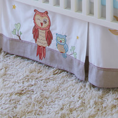 woodland crib skirt