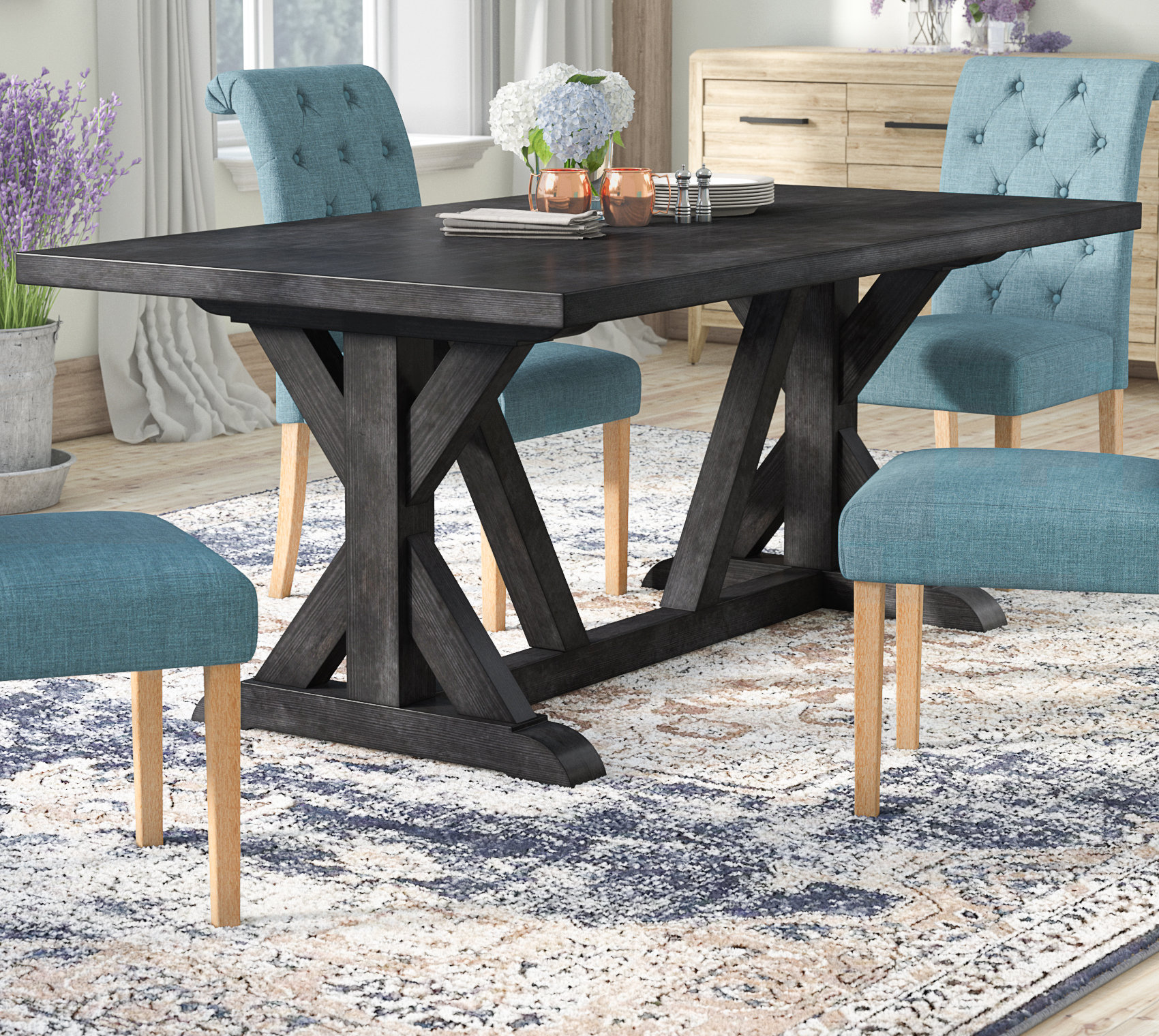 Laurel Foundry Modern Farmhouse Sydney Solid Wood Dining Table Laurel Foundry Modern Farmhouse Sydney Solid Wood Dining Table Reviews Wayfair
