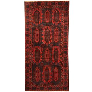 Balouchi Hand-Knotted Red/Brown Area Rug