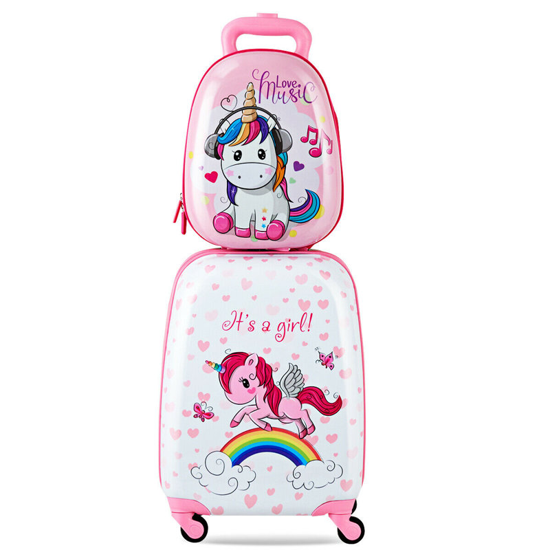 unicorn suitcase set