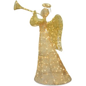 Angel with LED Lights Christmas Decoration