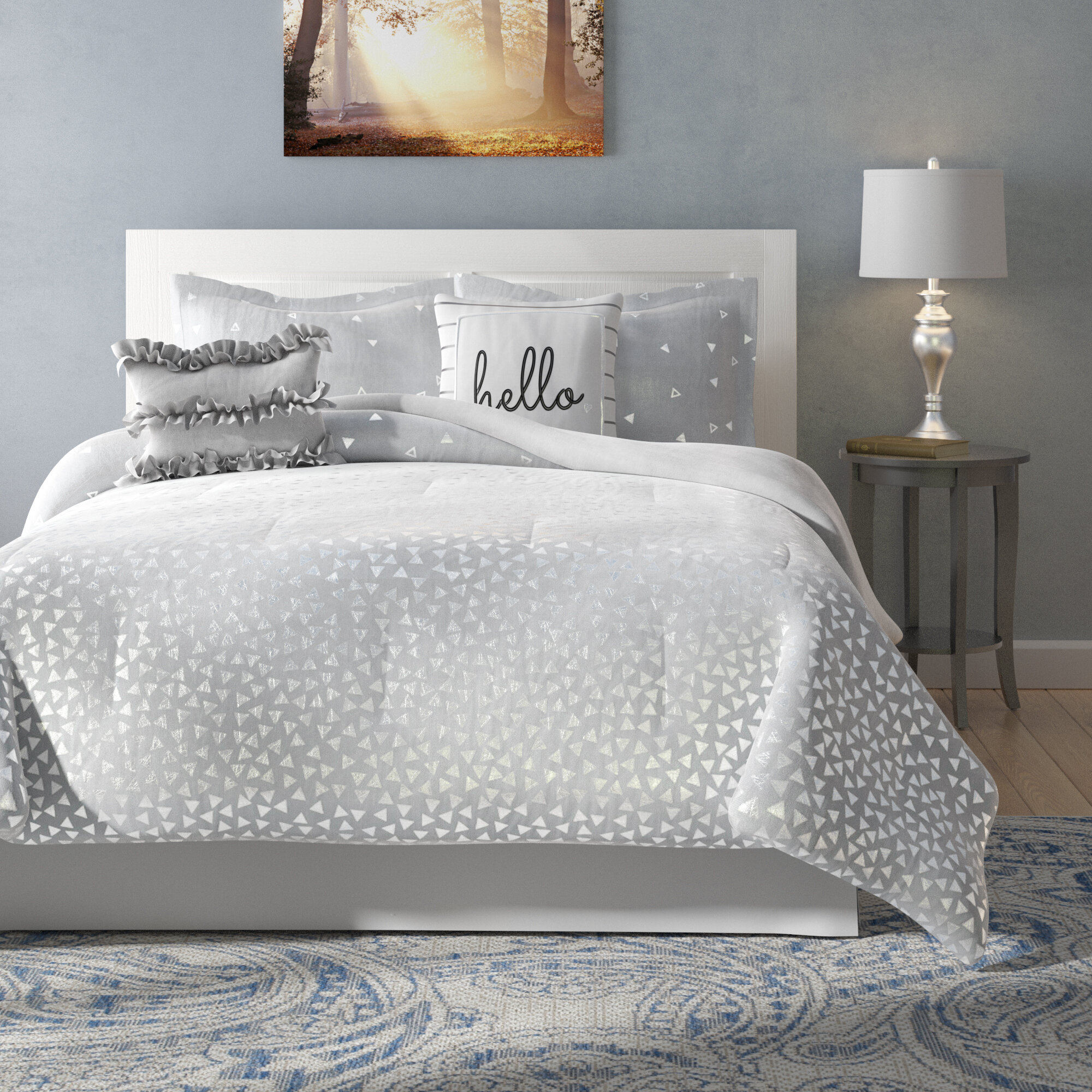 Ebern Designs Eichelberger Comforter Set Reviews Wayfair