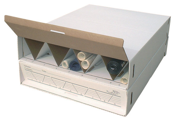 Modular Stackable Roll Filing Box