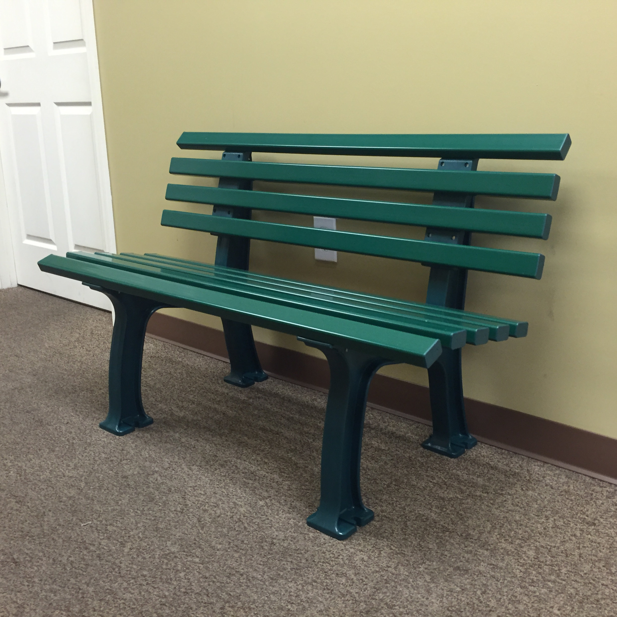 Freeport Park Aidan Courtside Plastic Park Bench Reviews Wayfair