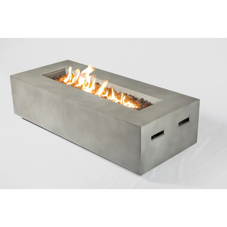 dellana aluminum propane fire pit table latitude run