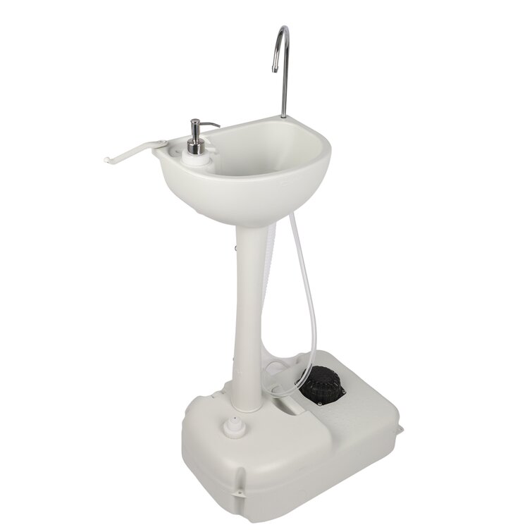 Portable Removable Outdoor Hand Sink with 24L Recovery Tank 