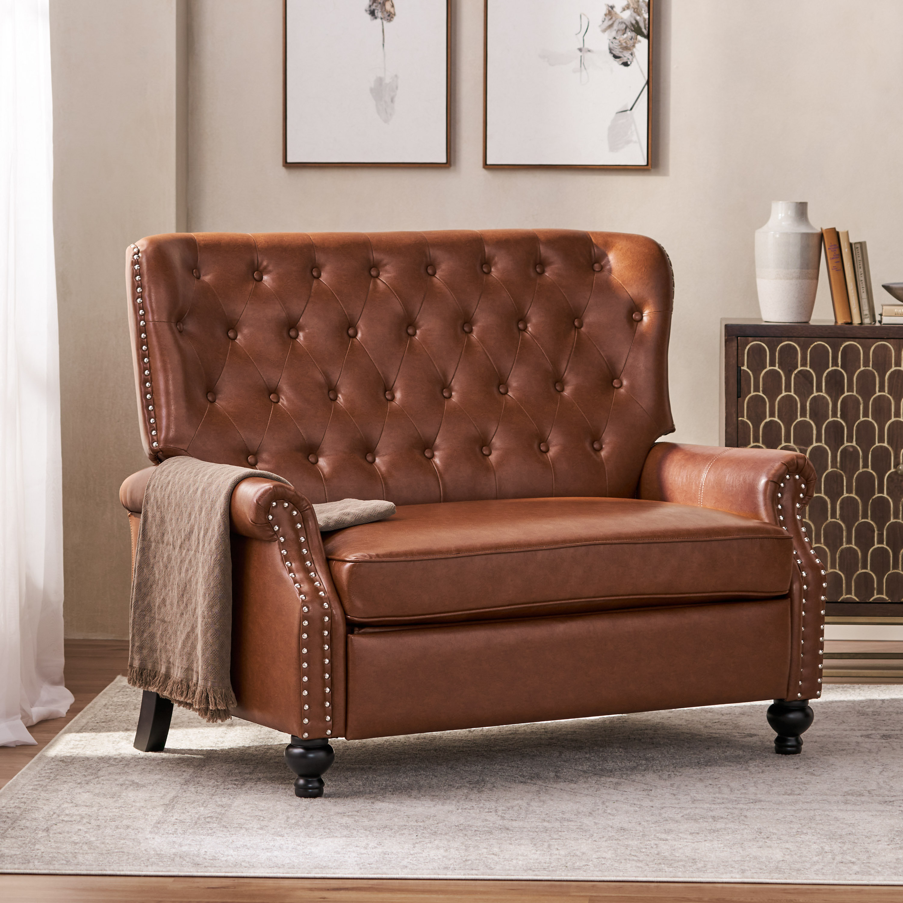 Nfusion Vegan Leather Recliner Wayfair