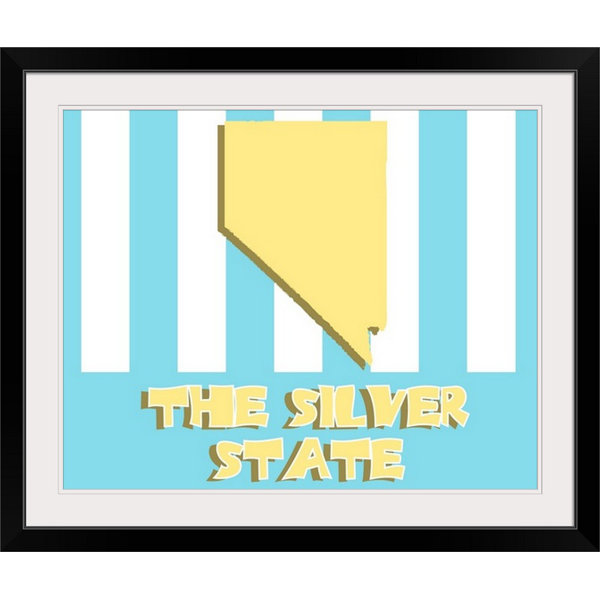 Great Big Canvas Nevada State Nickname By Kate Lillyson Graphic Art Print Wayfair