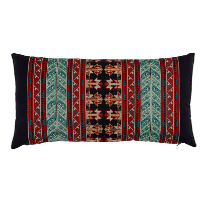 Vinka Embroidery 24" Lumbar Pillow