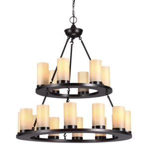 Carwile 18-Light Shaded Chandelier