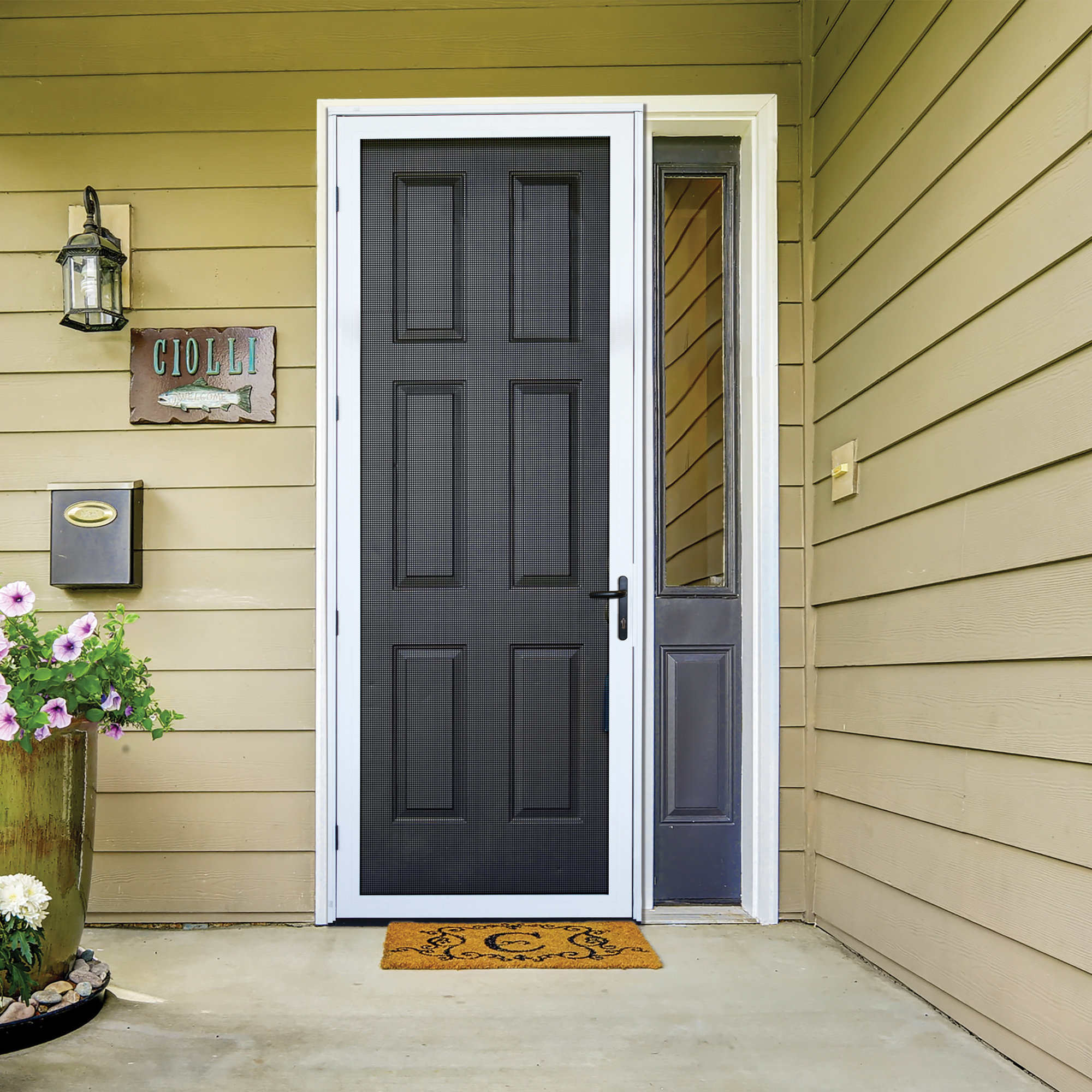 Titan Security Doors Meshtec Single Surface Mount 36x96 Ultimate