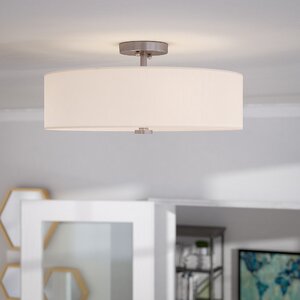 Burgoon 4-Light Semi Flush Mount