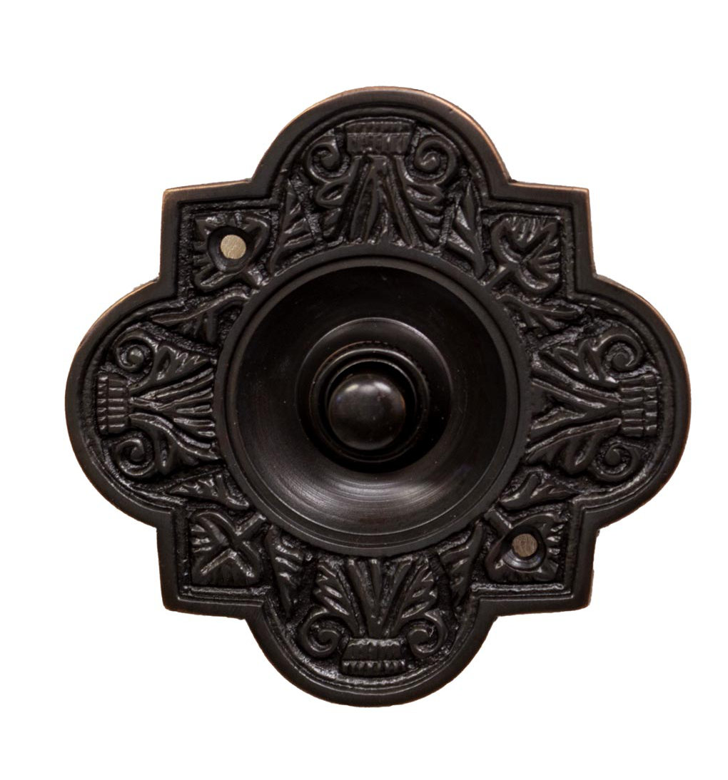 Qualarc Ornate Oval Doorbell Button Wayfair