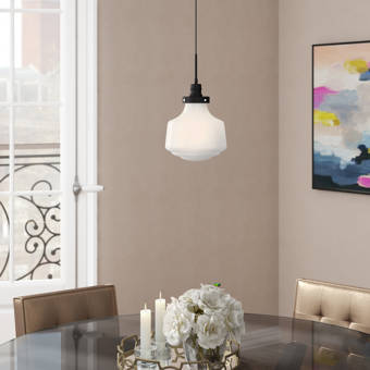 Winston Porter Blaise 1 Light Single Cone Pendant Wayfair