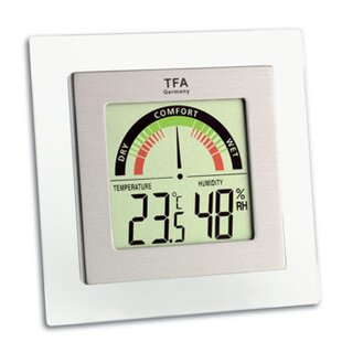 Digital Thermo - Hygrometer With Room Comfort Display By Symple Stuff