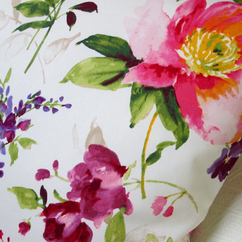Artisan Pillows Colorful Flowers Cotton Pillow Cover Wayfair