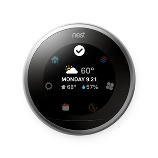 Google Nest Stainless Steel Wi-Fi Enabled By Google Nest