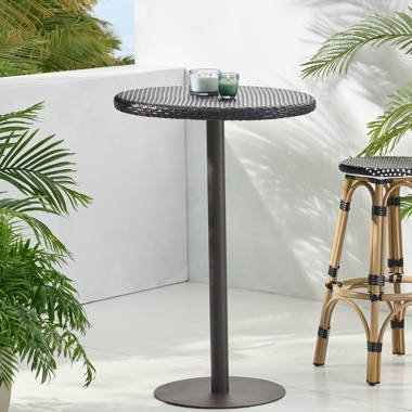 dominique outdoor minimalist bar table