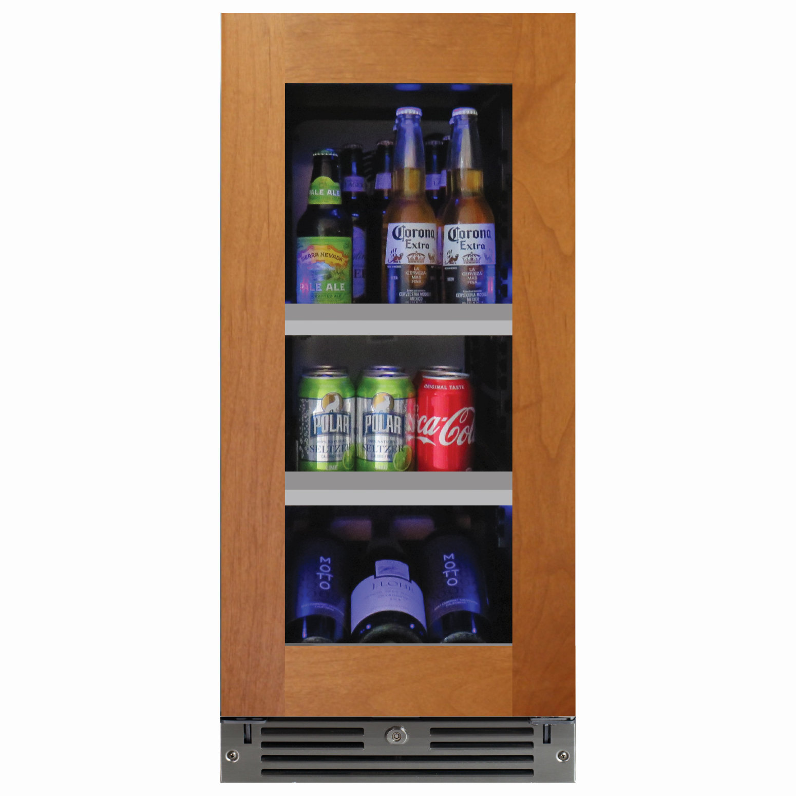 XO Appliance 66 Cans (12 oz.) BuiltIn Beverage Refrigerator with Wine