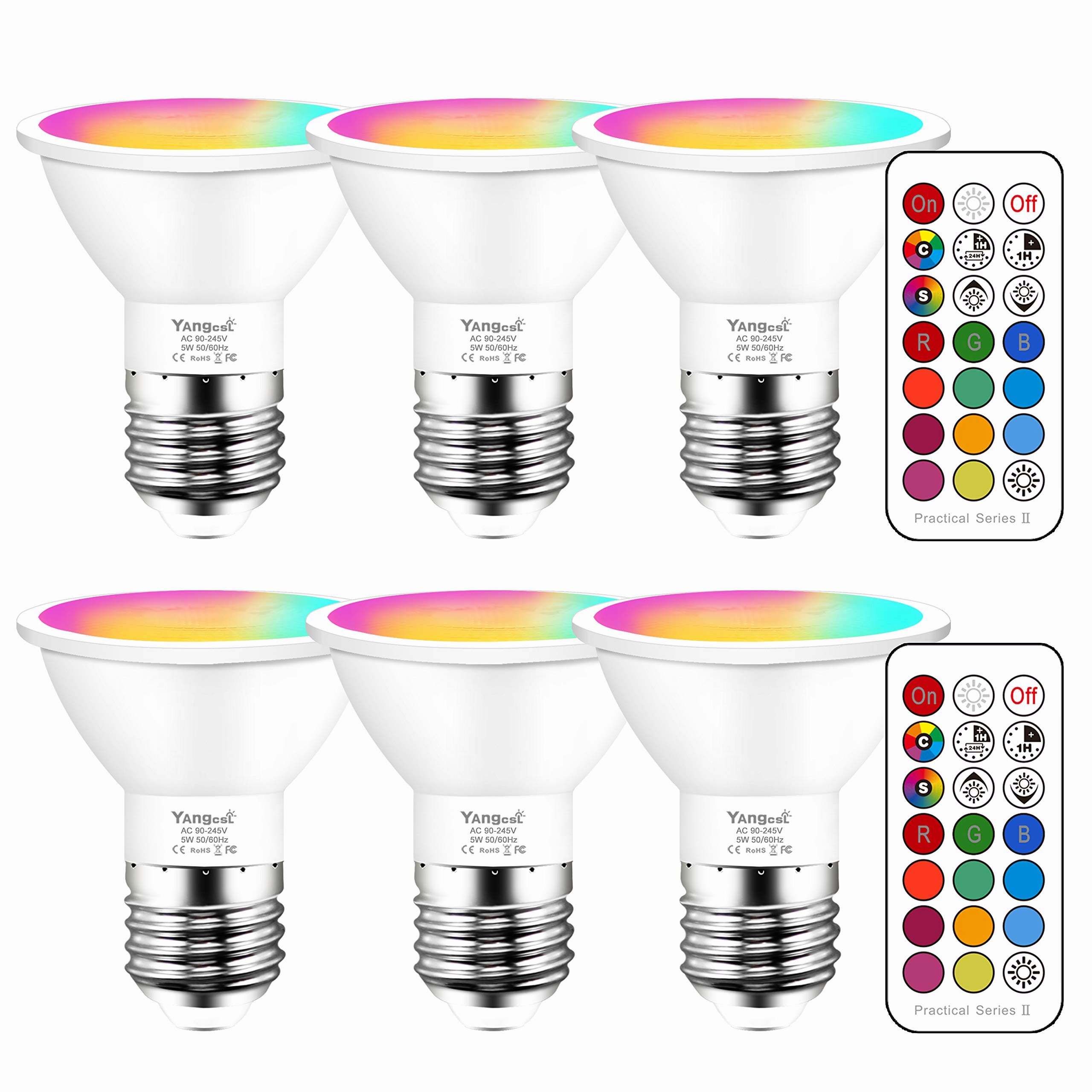 Details about   7W LED RGB Color Changing Light Bulb USB Port With Remote 12 Color Choices 