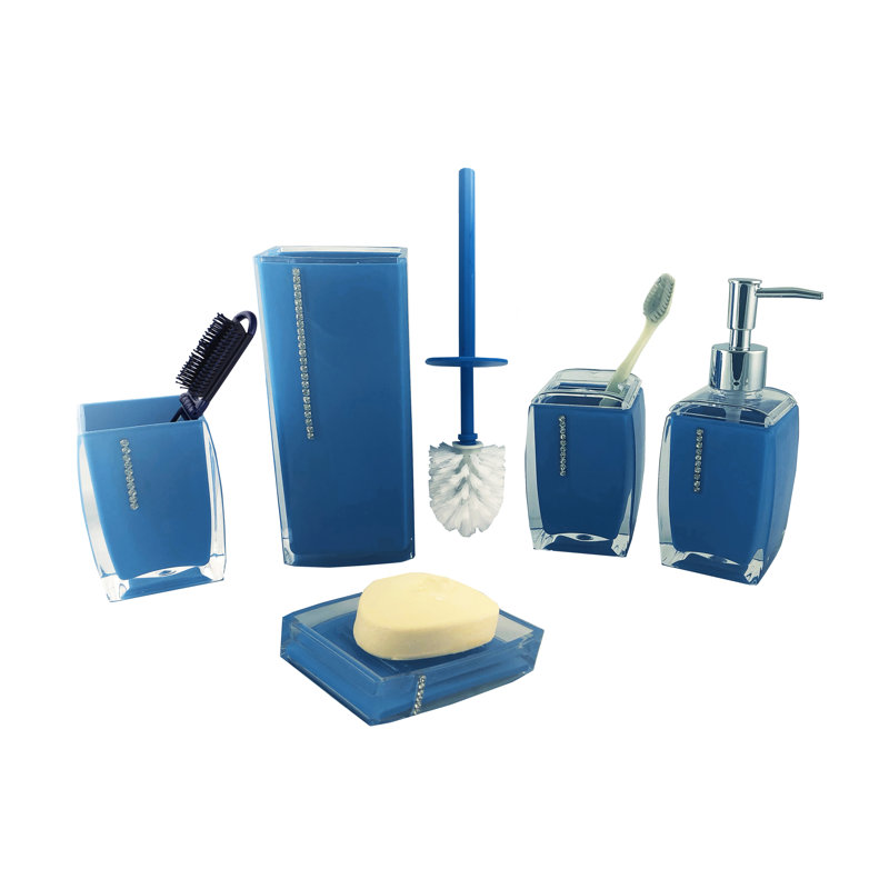 Orren Ellis Flitwick 6 Piece Deep Bathroom Accessory Set Reviews Wayfair