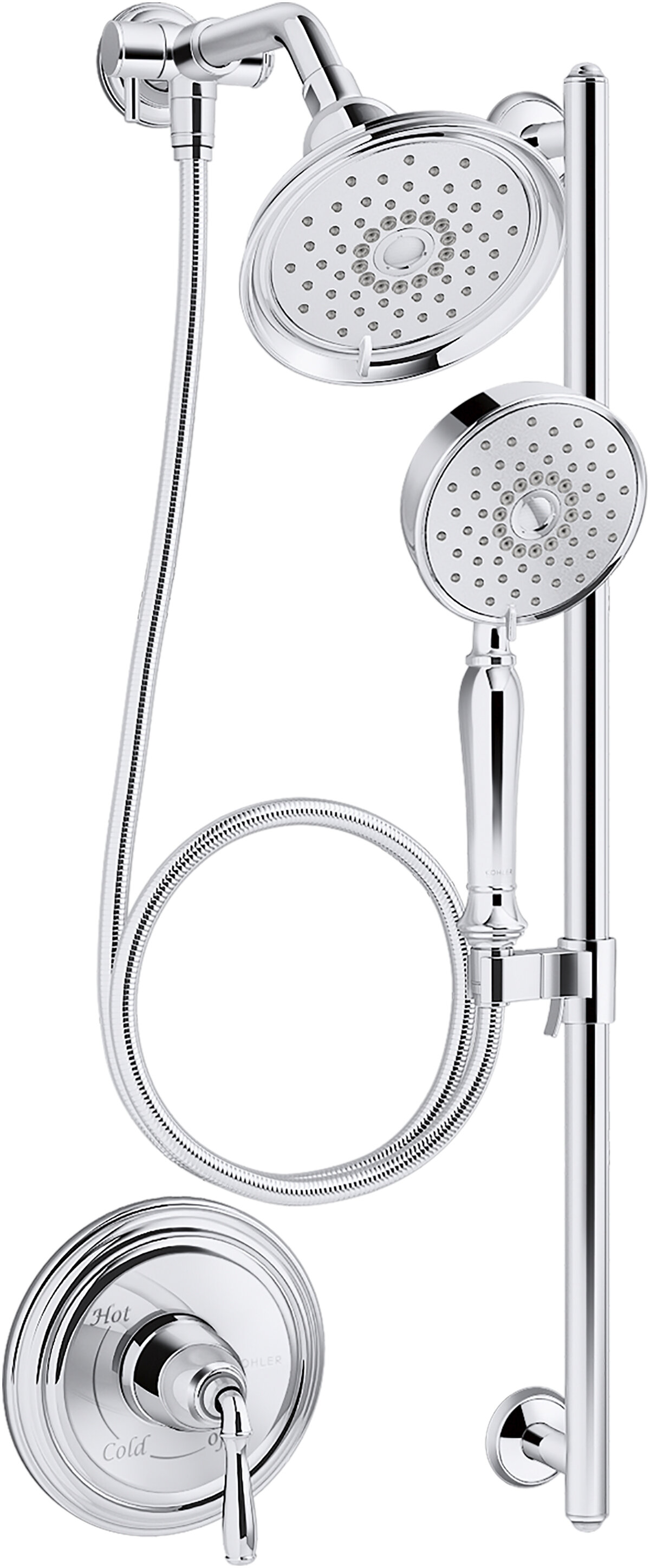 Kohler Bancroft Essentials Performance Showering Package And Reviews Wayfair 3232