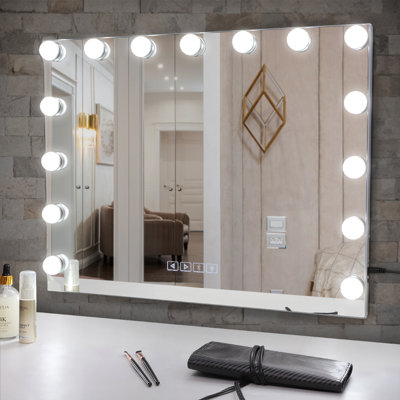 Keuna Rectangle LED Metal Mirror